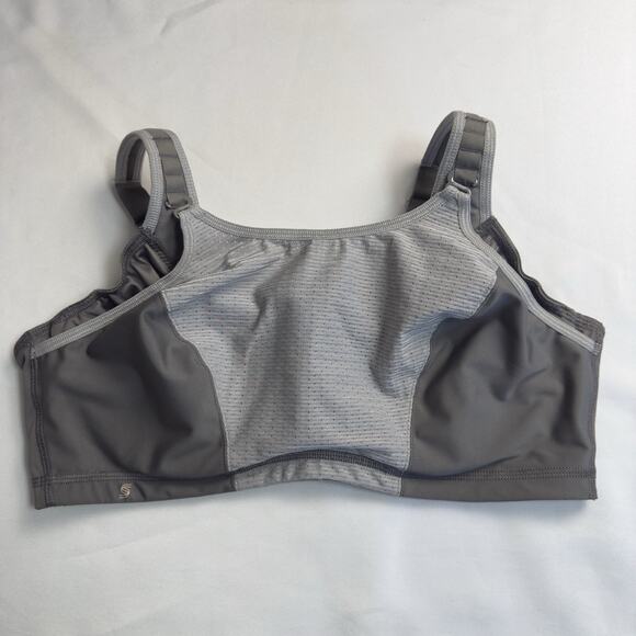 Glamorise High Impact Underwire Sports Bra Womens 42 DD Gray 9167 - Picture 1 of 8